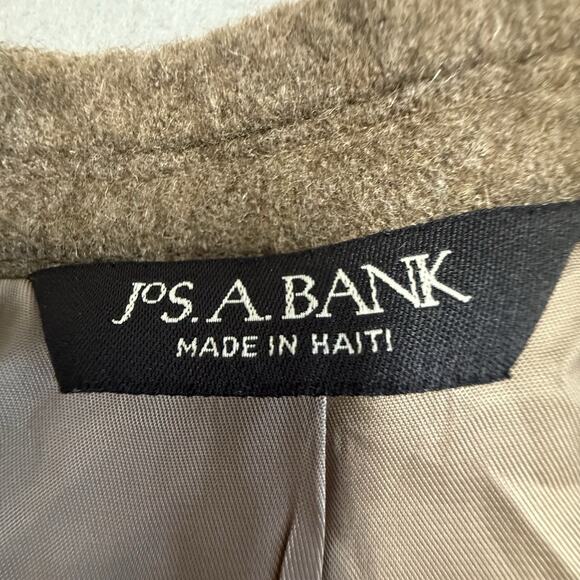 JOS A BANK Sports Coat Mens 43L 100% Camel Hair Jacket Blazer Tan Beige - Picture 7 of 11